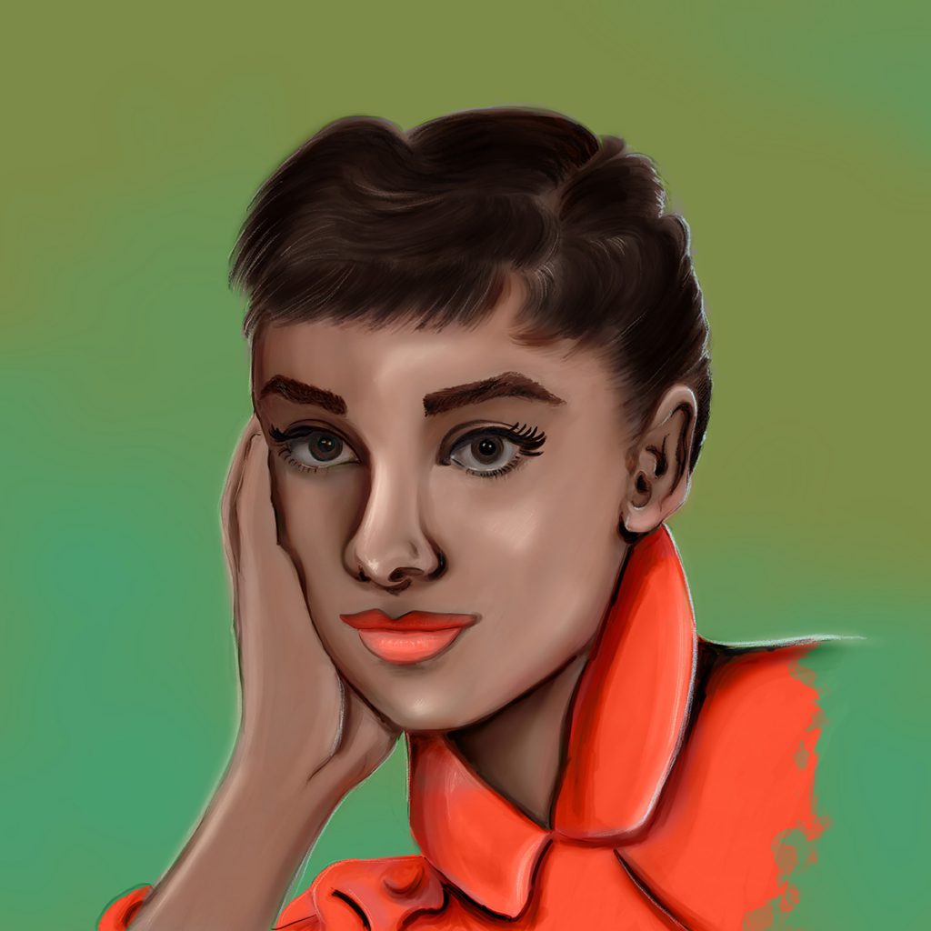Audrey Hepburn reference